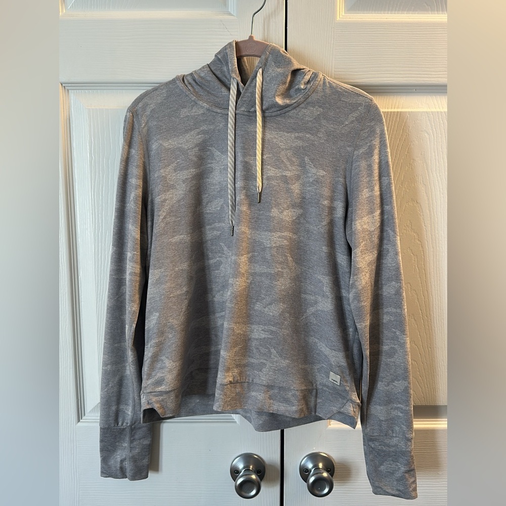 Vuori Halo Essential Hoodie Pale Heather Camo - Picture 2 of 7